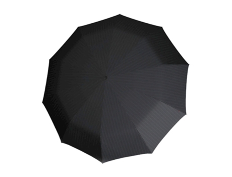 Guarda-chuva Knirps T.771 Comprido Aut. Preto Riscas