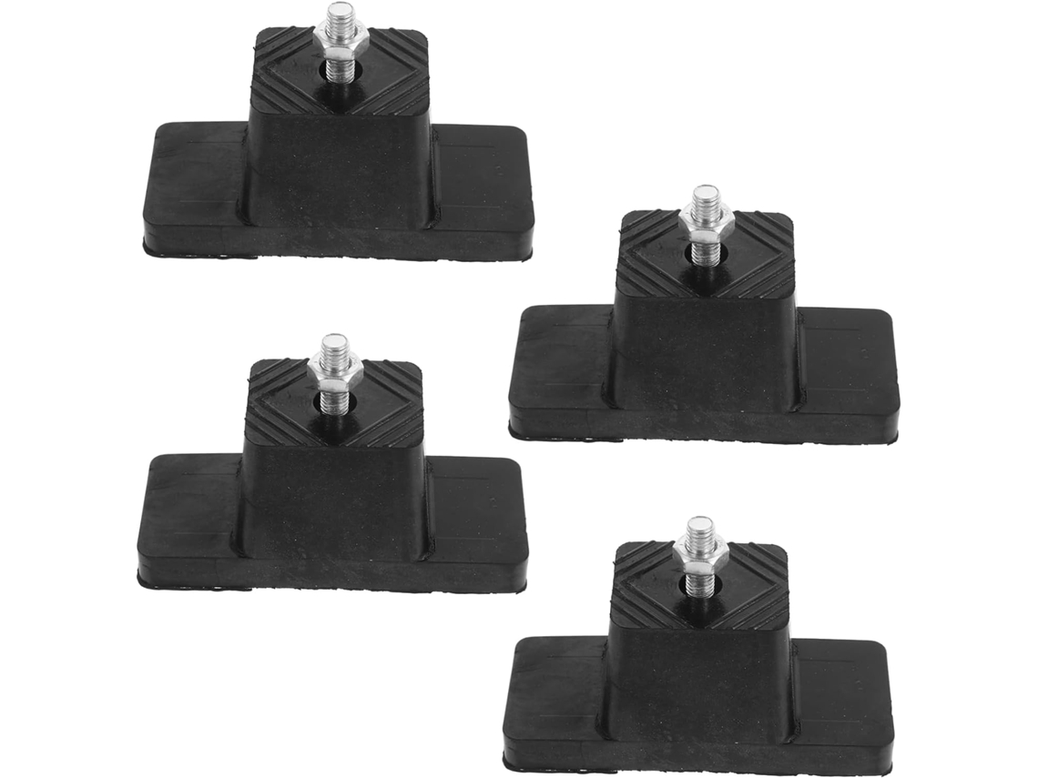 Iplusmile Conjunto De 4-tapetes Borracha Para Ar Condicionado Almofadas Redução Vibração E Isolamento Acústico