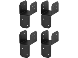 Suporte Para Poste 4x4, 4 Peças, Conector De Viga, Tampas De Fixação Para Poste