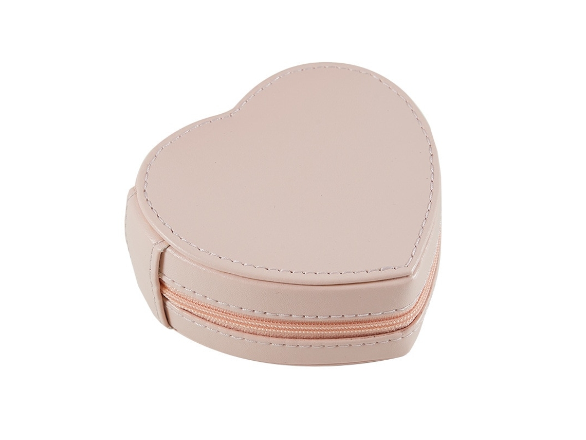 Jóias E Acessórios Organizador Portátil 10x9x4,5 Cm Rosa