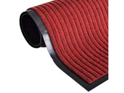 Tapete De Porta Vermelho 117x220 Cm Pvc