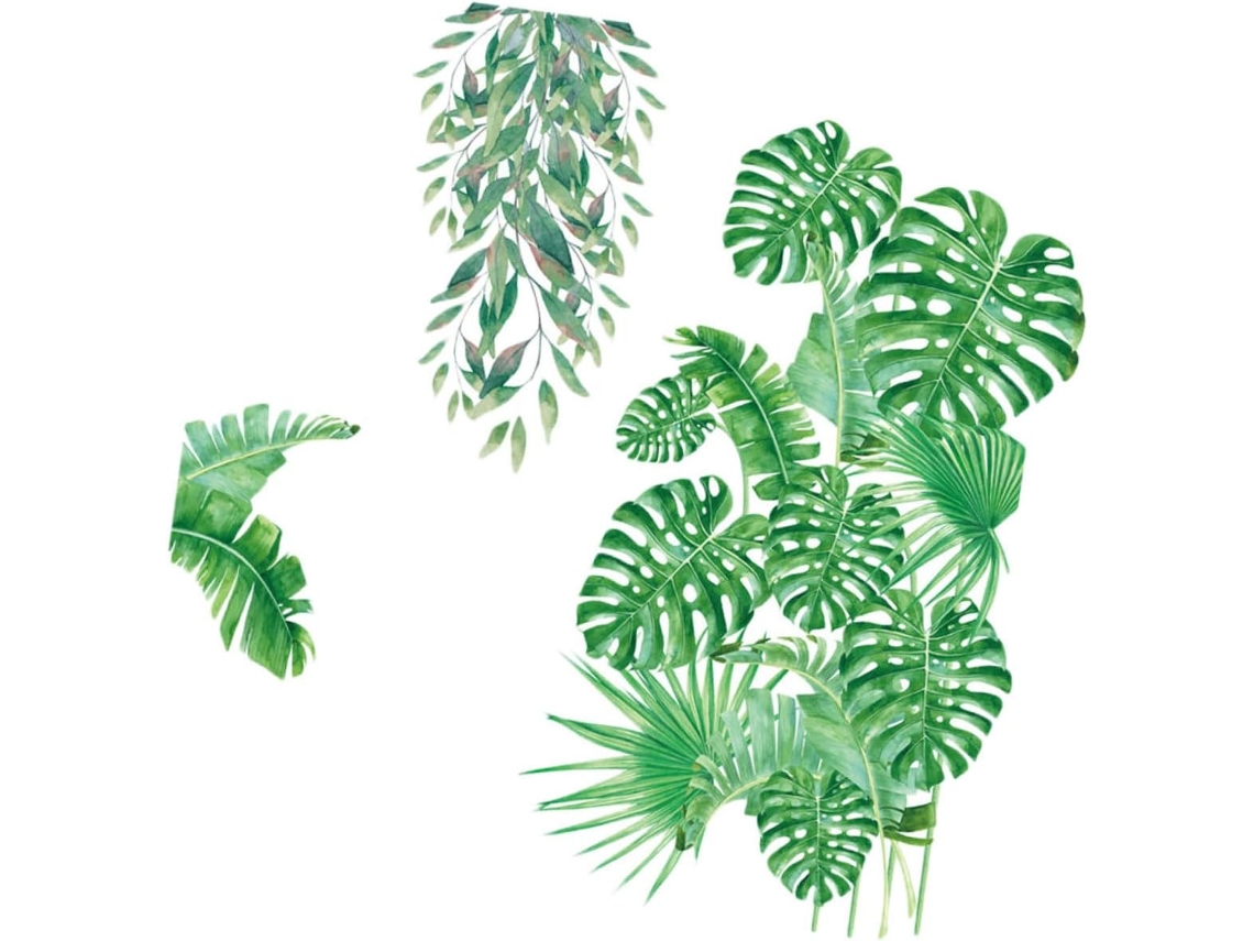 Adesivo De Parede Verde, Decoração De Parede Autoadesiva, Adesivos De Papel Removíveis