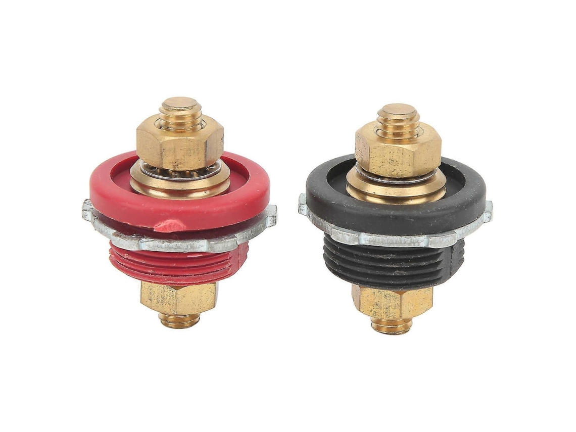 2 Peças De Conector De Terminal De Bateria De 3/8 Polegadas, 250a, Poste De Junção Positivo E Negativo Para Carros, Trailers, Barcos E Iates