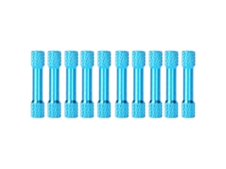 10 Espaçadores Coluna M3x30mm Alumínio Anodizado | S/MARCA