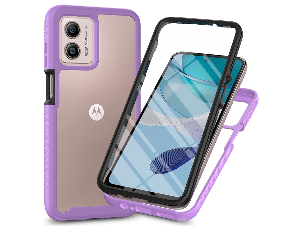 Protetor De Tela Céu Estrelado Com Película Pet Integradaroxo - Motorola G10 Power