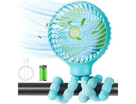 Spguard Usb Fan Silent Mini Fan Stroller Fan With Flexible Tripod
