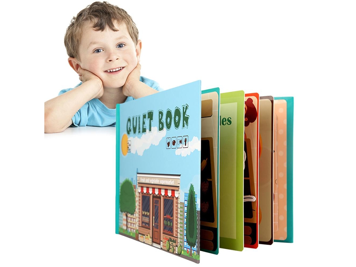 Livro Educativo LAXISCREED para Crianças Aprender Habilidades