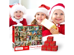 Caixa De Presente Com Contagem Regressiva Para Bonecas De Natal De 24 Dias Brinquedo Surpresa Da Caixa Vermelha SUNNY SPACES
