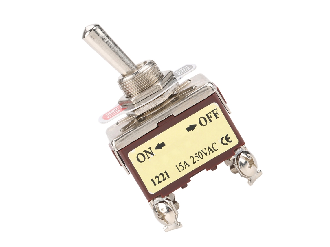 Laxiscreed Interruptor De 4 Pinos, 2 Posições, 12mm, 15a Para Aplicações Eletrónicas