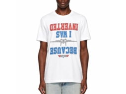 Rockinstone Top Gun Movie Inverted White Adult T-shirt Size:s