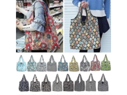 Sacola de Compras Grande, Reutilizável, Ecológica, para Supermercado, Guardar Brinquedos Praia , Bolsa Ombro Compras, S GOKOCO
