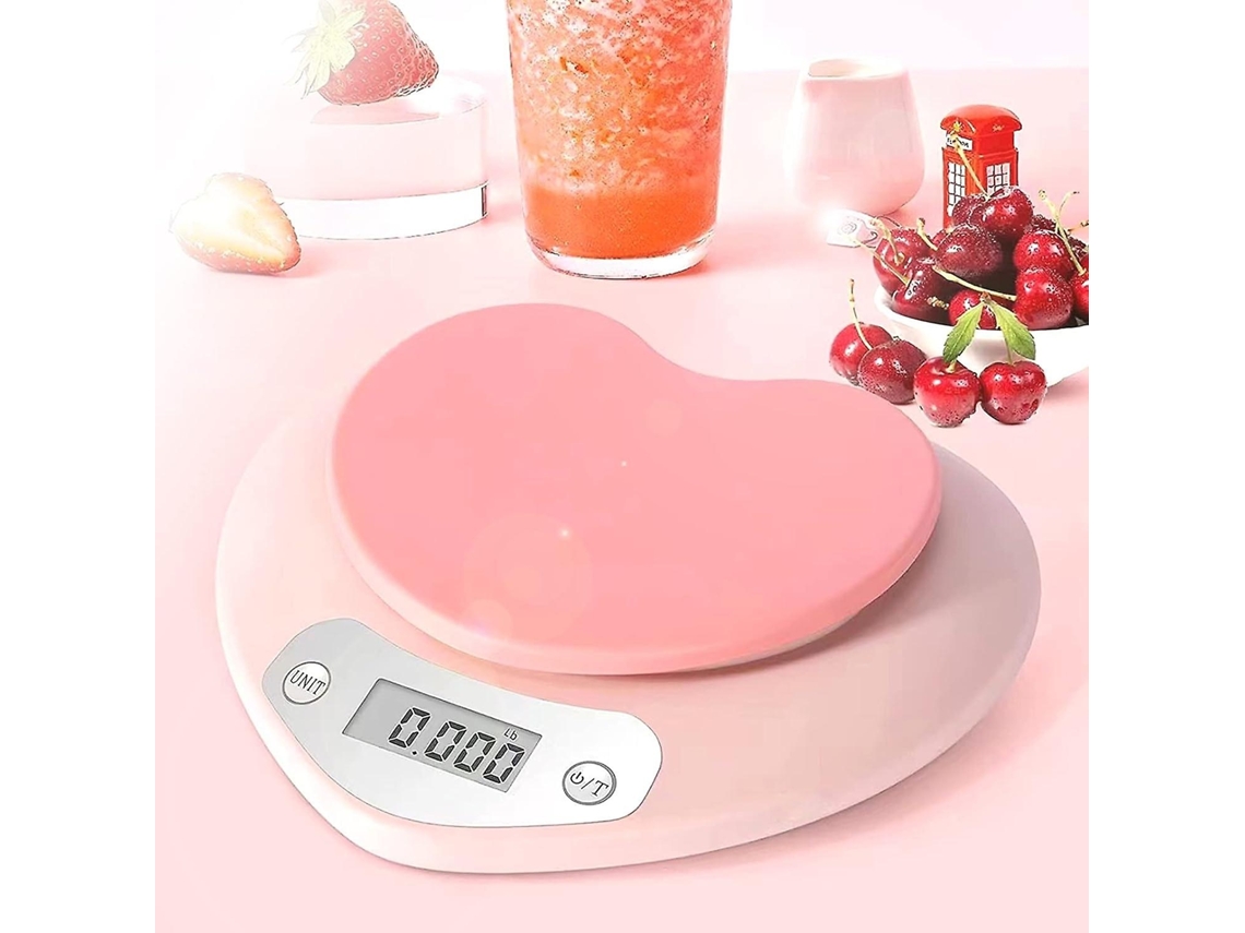 Lurelia Balança De Cozinha, 5 Kg, Lcd