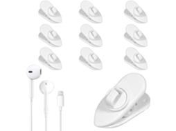 Clips De Câble Pour Casque De Fil - Support Rotatif Pour Vêtements