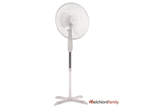 Ventoinha De Chão Branca Ø40cm 40w Mfamily