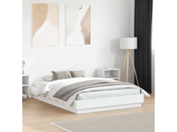 Vidaxl Estrutura De Cama 120x190 Cm Derivados De Madeira Branco