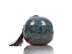 Urna Pequena Para Cinzas Humanas Em Cerâmica - 6 Cm - Pequena Urna De Lembrança Artesanal