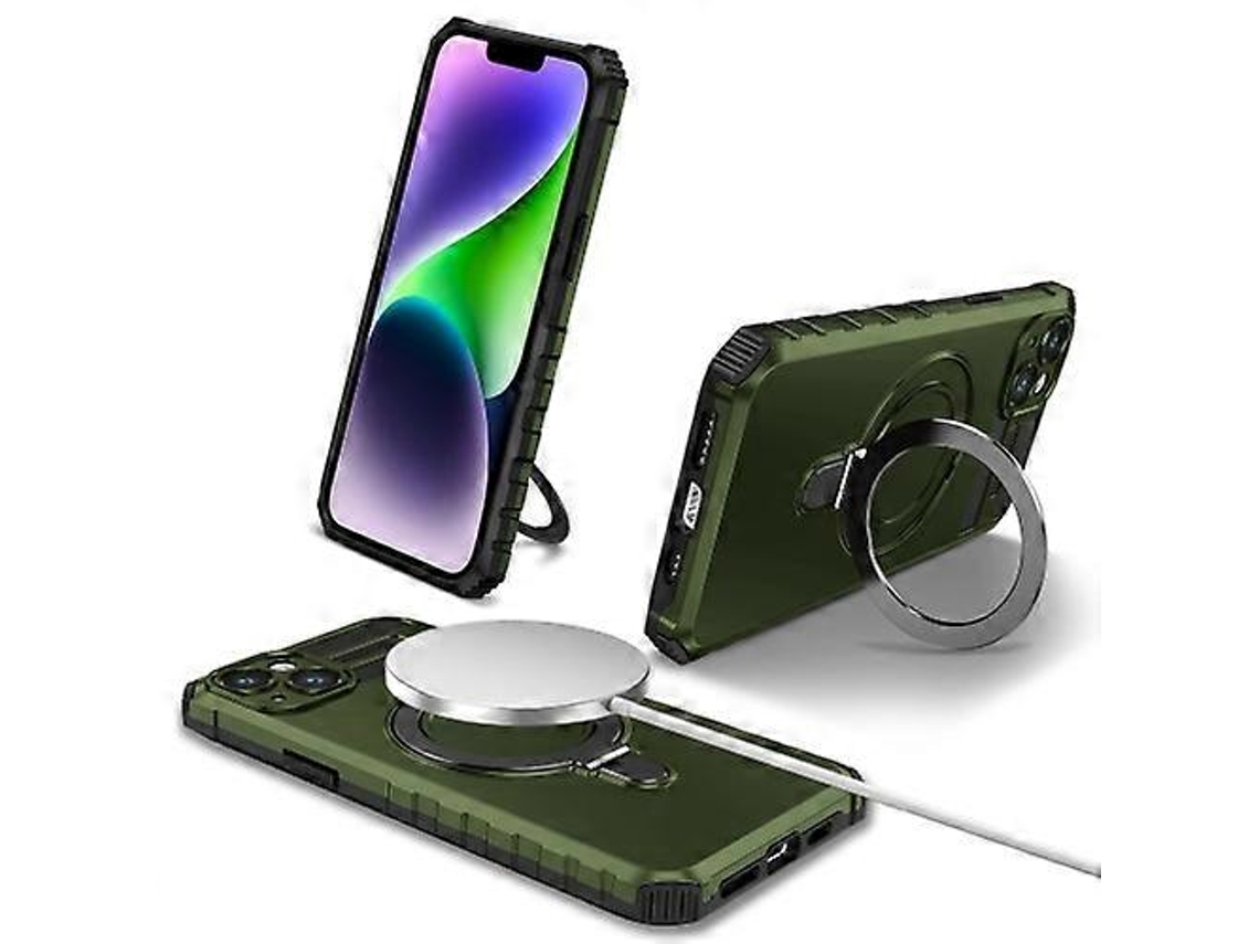 Capa Para Iphone 15 Com Suporte Magnético Magsafe