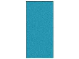 Maison Exclusive - Tapete De Entrada Ciano E Preto 120 X 250 Cm 100% Poliamida