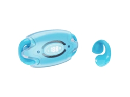 Fones Abertos Bluetooth Verdadeiros Sem Fio C/ Clipe Orelha Resistente Suor Carregamento Rápido 24h Treino Direção Reunião Azul JIAPEI