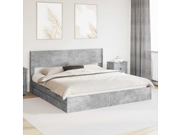 Vidaxl Estrutura De Cama Com Armazenamento E Cabeceira 2 Unid.