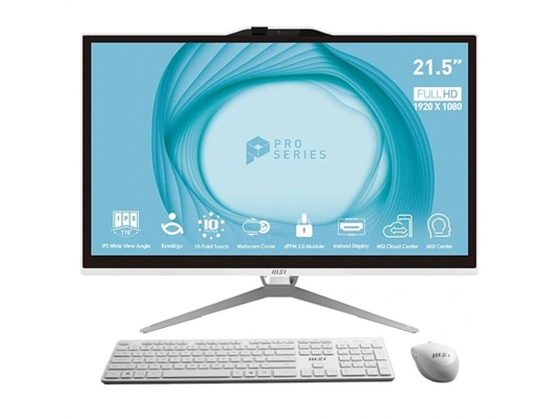 All in One MSI Pro AP222T-216ES (256 GB - 21,5" - Intel Core i3)