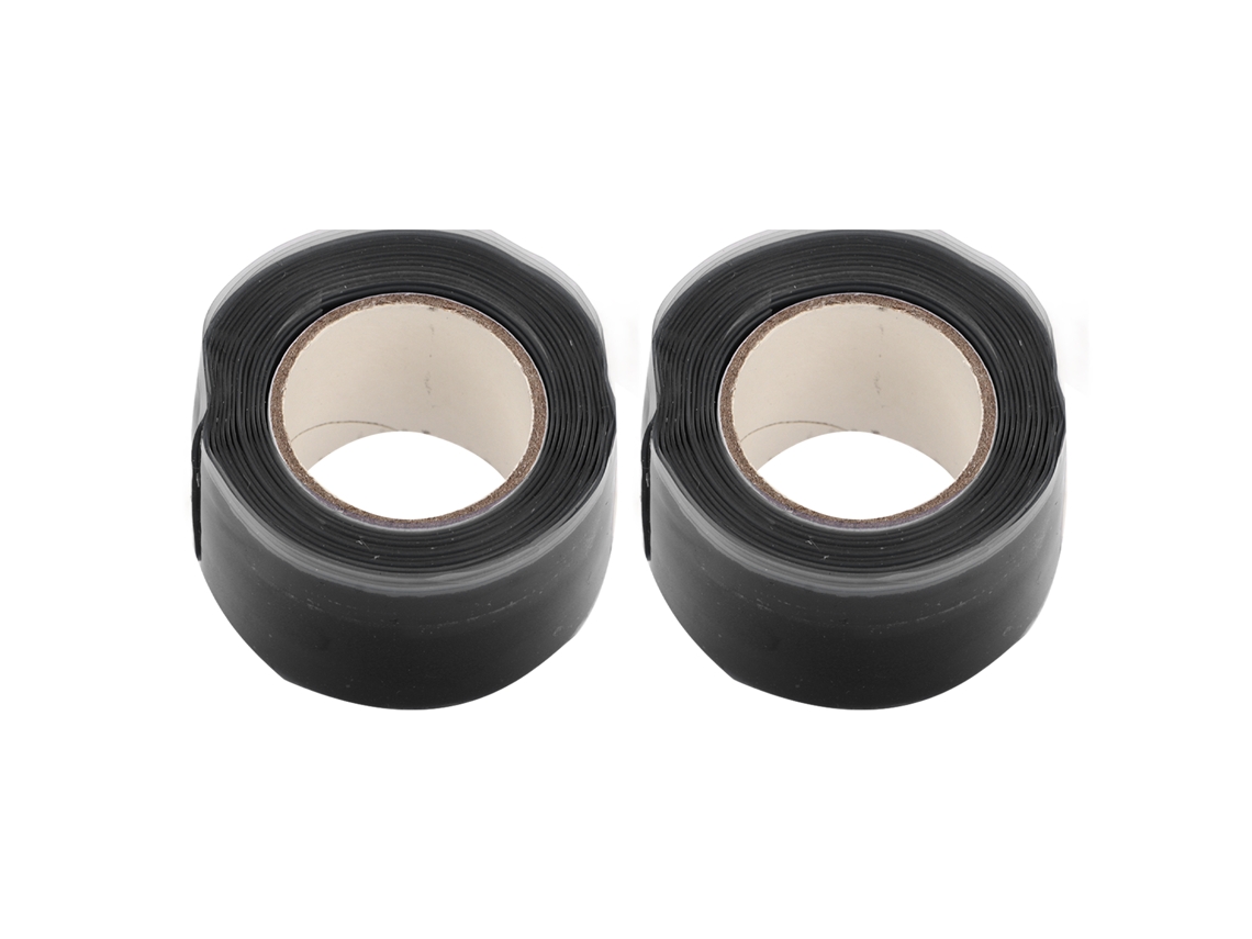 Fita De Silicone Laxiscreed Para Pás De Canoa E Kayak - Cor Preta
