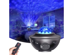Projetor de Estrelas com Alto, Falante Bluetooth, Sua Própria Lâmpada Galáctica Multicolorida BRILVIBERA