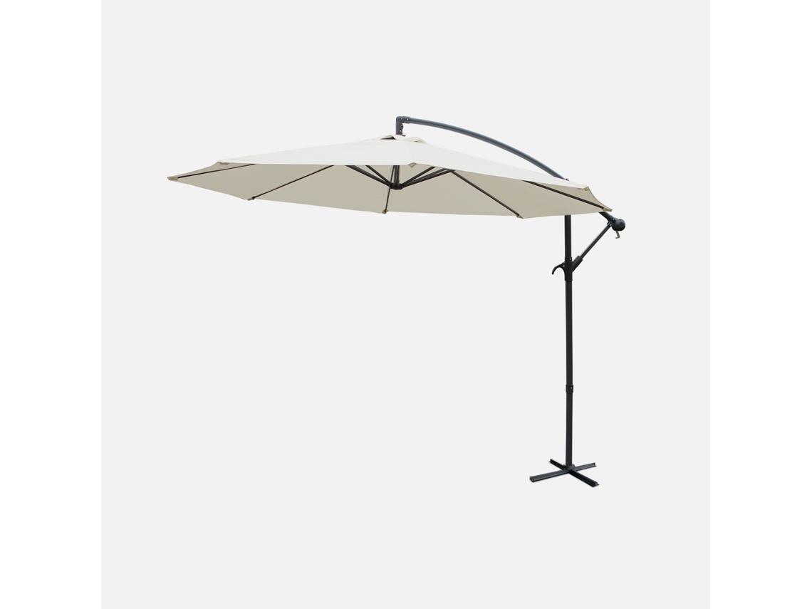 Guarda Sol Redondo SWEEEK Hardelot (Cru - Aluminio - 300cm)