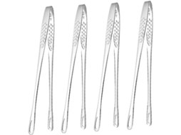 Pinça Para Churrasco Abaodam De 4 Peças Em Aço Inoxidável, Ideal Para Grelhar Alimentos Na Cozinha
