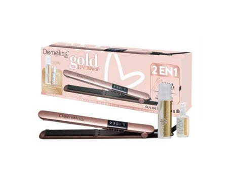Placa Coffret Lisseur Demeliss Gold Love 25X120 Mm 2 Soins Inclus SAINT ALGUE