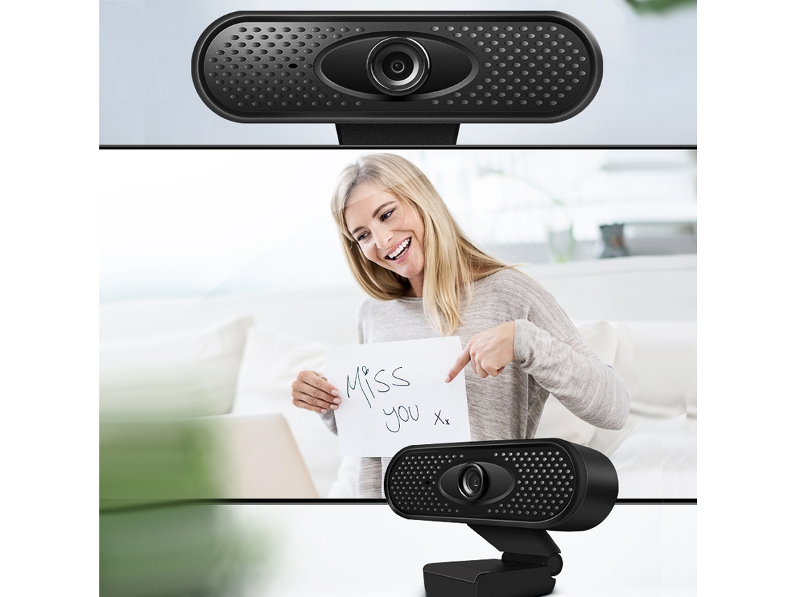 Câmera Web Primerox 1080p Hd com Microfone Embutido | S/MARCA