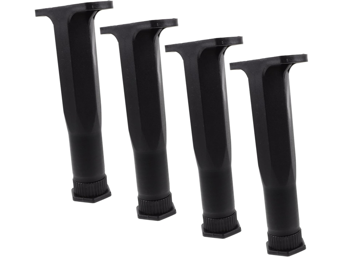 Sewacc Conjunto De 4 Pés Suporte Ajustáveis Em Altura Para Estrutura Cama, Resistentes Ao Desgaste, Para Substituição Em
