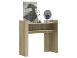 Vidaxl Mesa Consola 100x35x90 Cm Derivados De Madeira Carvalho Sonoma