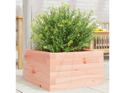 Vidaxl Vaso/floreira De Jardim 40x40x23 Cm Madeira De Douglas Maciça