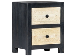 Bedside Cabinet, Bedside Cabinets Vidaxl Cinzeto Madeira