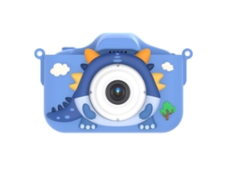 Mini câmera HD infantil com câmera dupla para tirar fotos e gravar vídeos Blue Yizhood