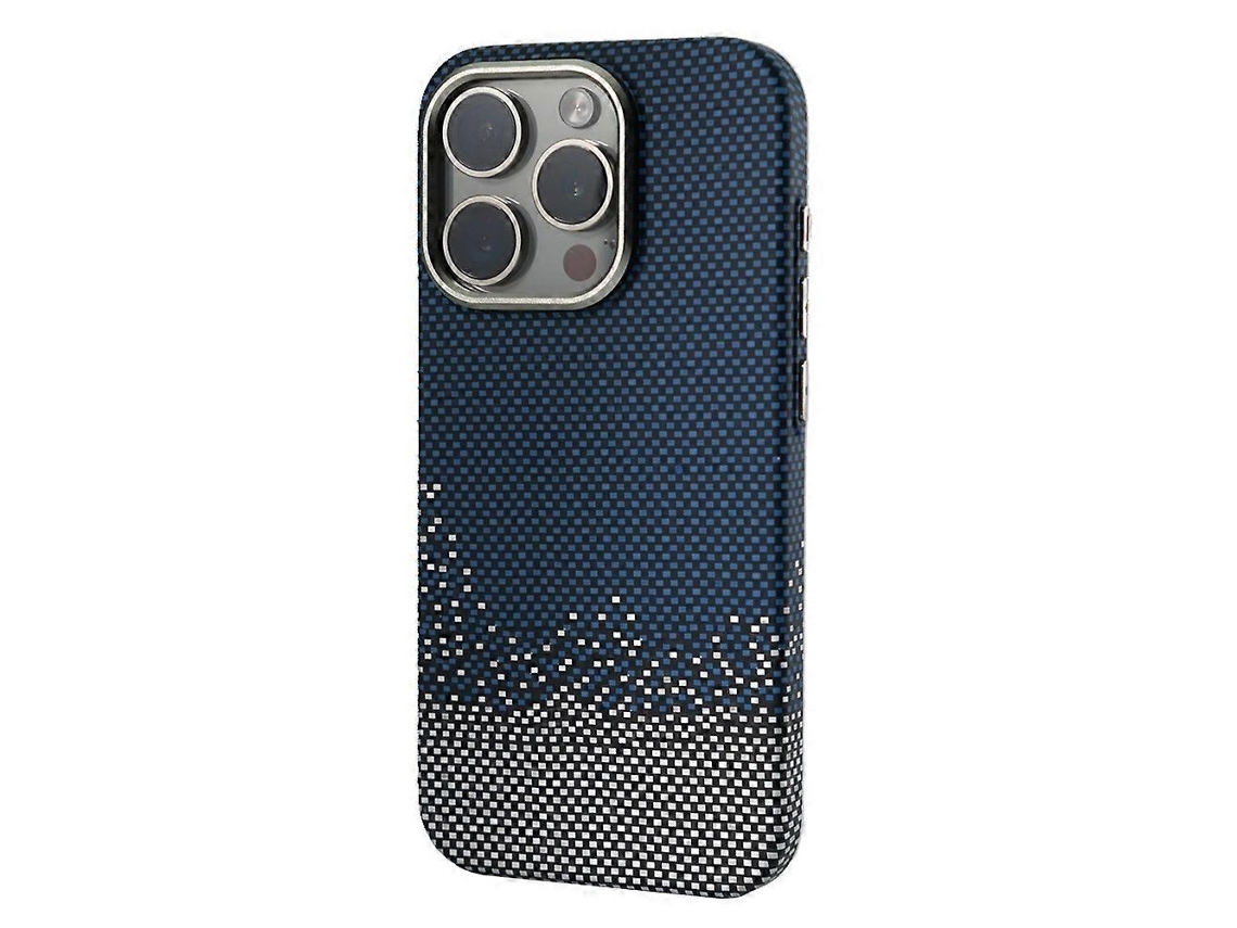 Capa Para Iphone 16 Pro Max Compatível Com Magsafe Pc Phone Back Cover Com Botões De Metal