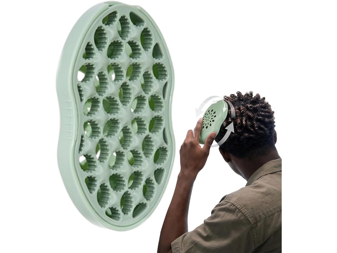 Escova Para Cabelos Cacheados Unissex, Estilo Africano Twist Lavável Antiderrapante Ferramenta Para Modelar Cabelos