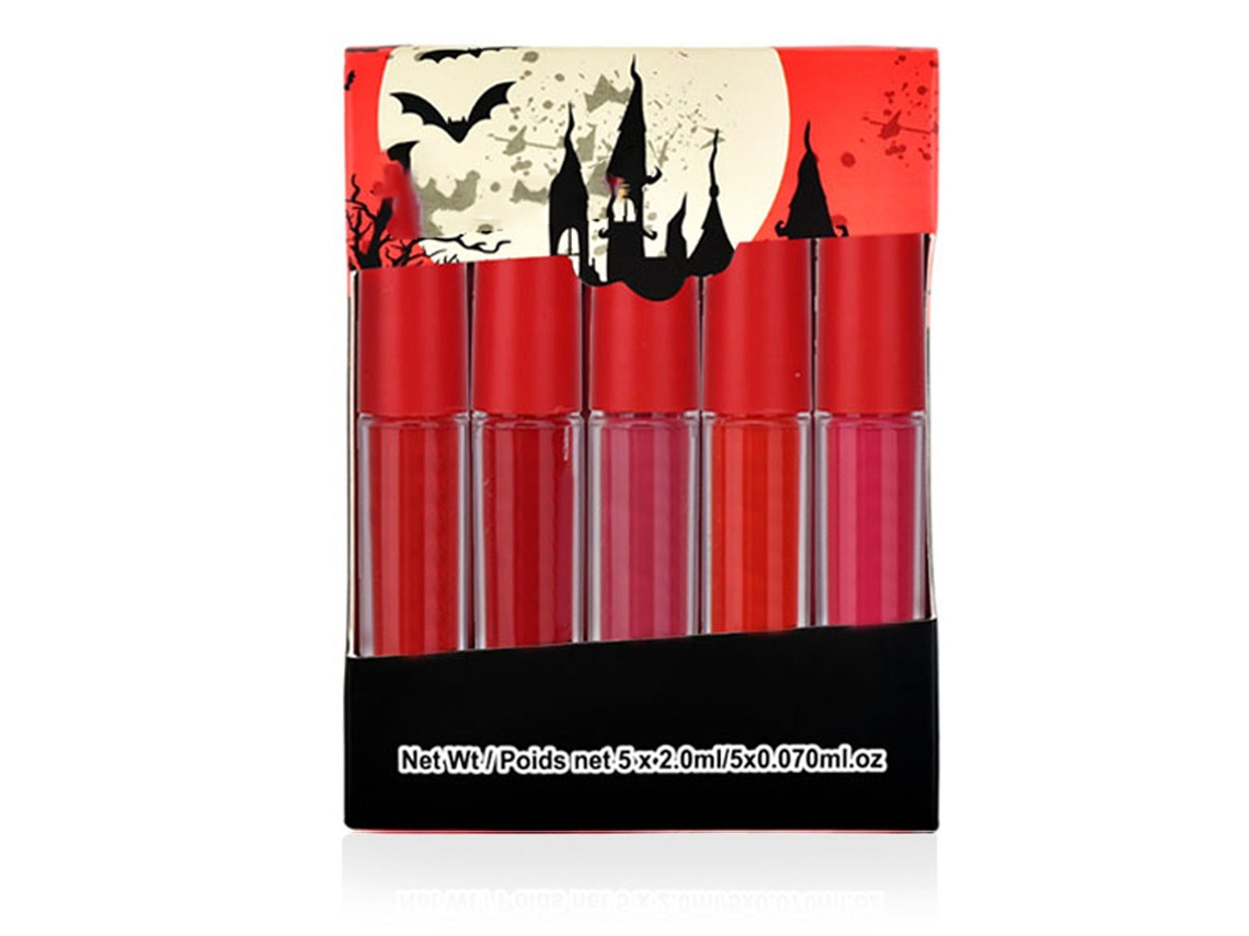 Conjunto De 5 Labiales Mate Mini De Larga Duración Teayason Para Maquillaje Cosmético Labial