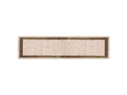 Conjunto 1 Tapete Runner Vidaxl Preto Poliéster (100 X 400 Cm)