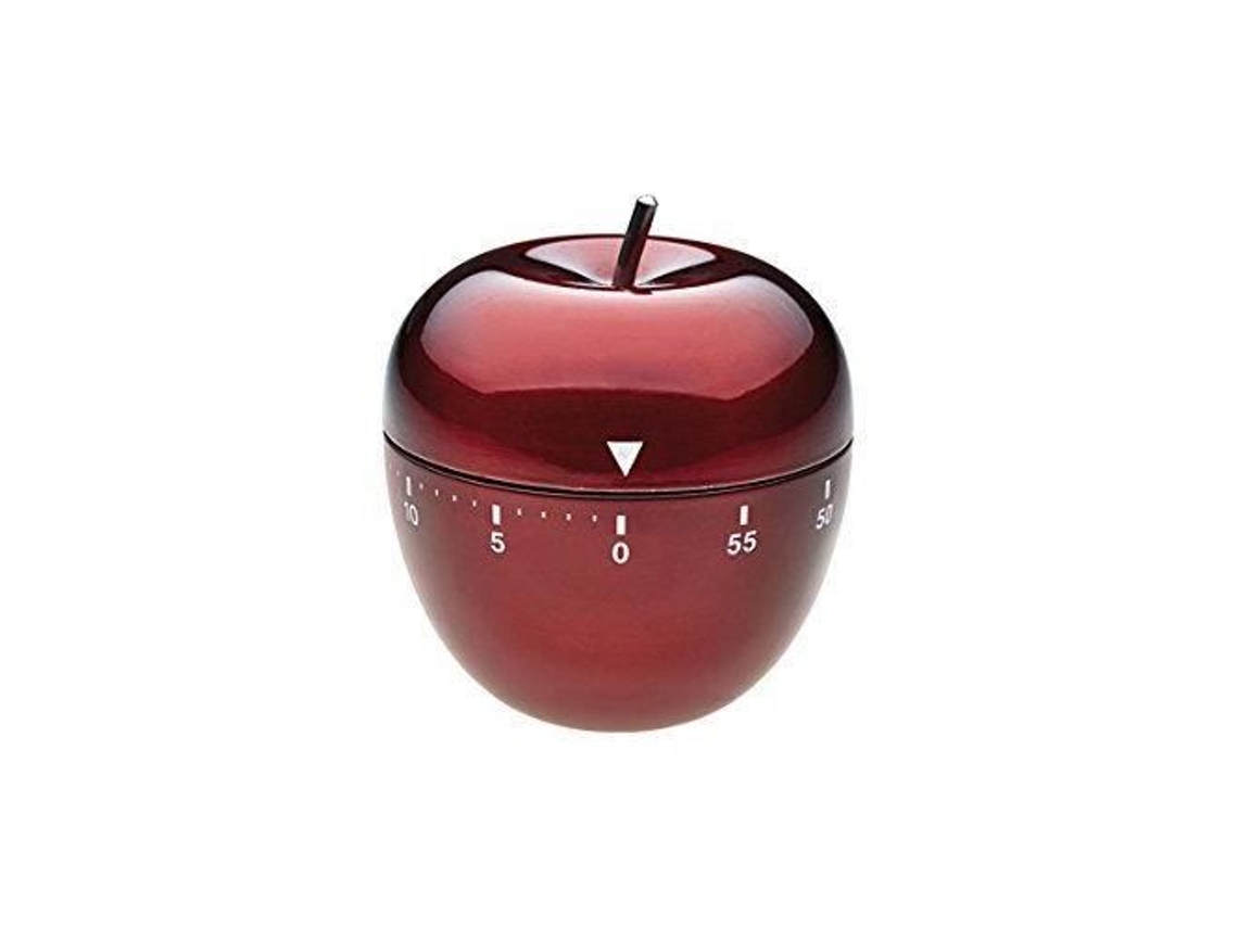 Temporizador Apple Tfa Dostmann em Aço Inoxidável Vermelho 38.1030.05