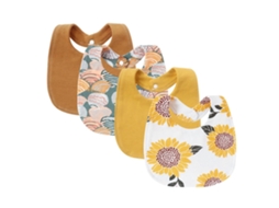 Babador Bandana Absorvente Para Bebês, Conjunto De 4 Peças, Lenço Macio Para Evitar Salivação Excessiva, Babador Para Dentição, Para Recém-nascid