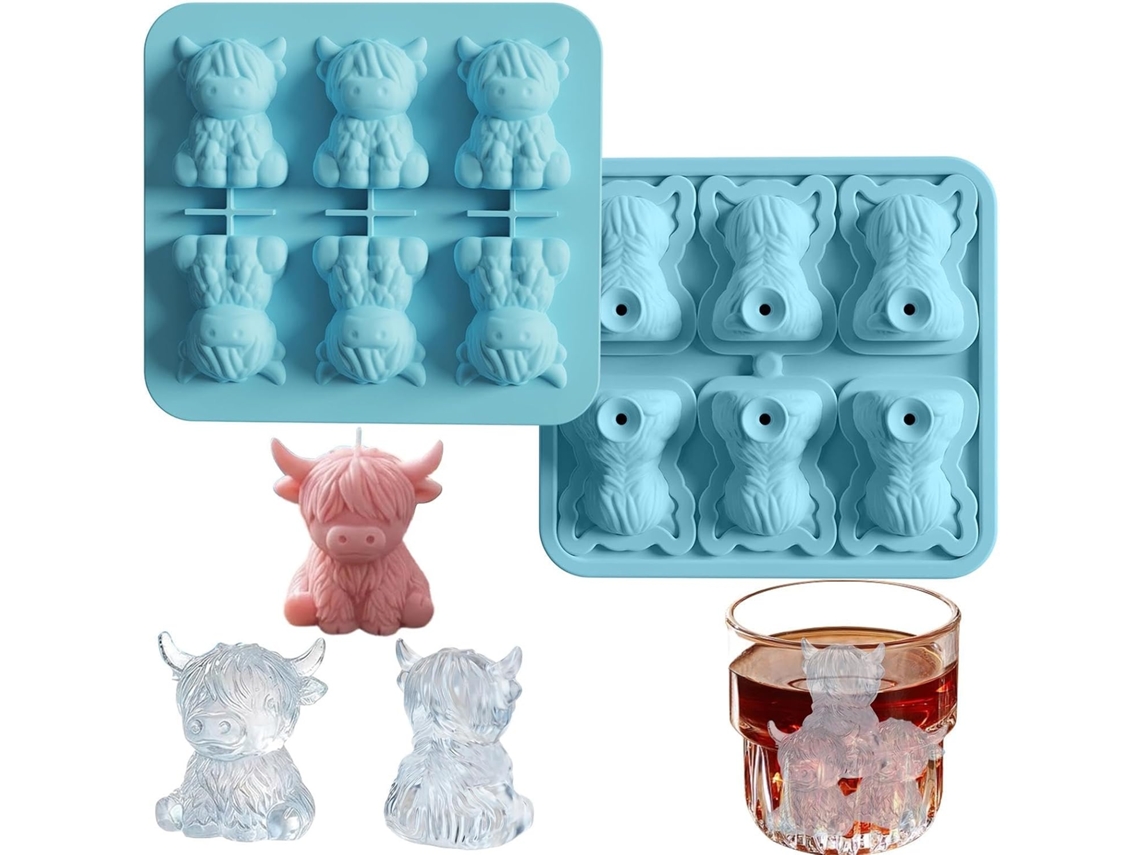 Molde Para Cubos De Gelo Caseiro - Fácil De Desenformar