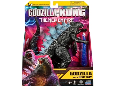 Godzilla X Kong Godzilla com Raio de Calor PLAYMATES TOYS