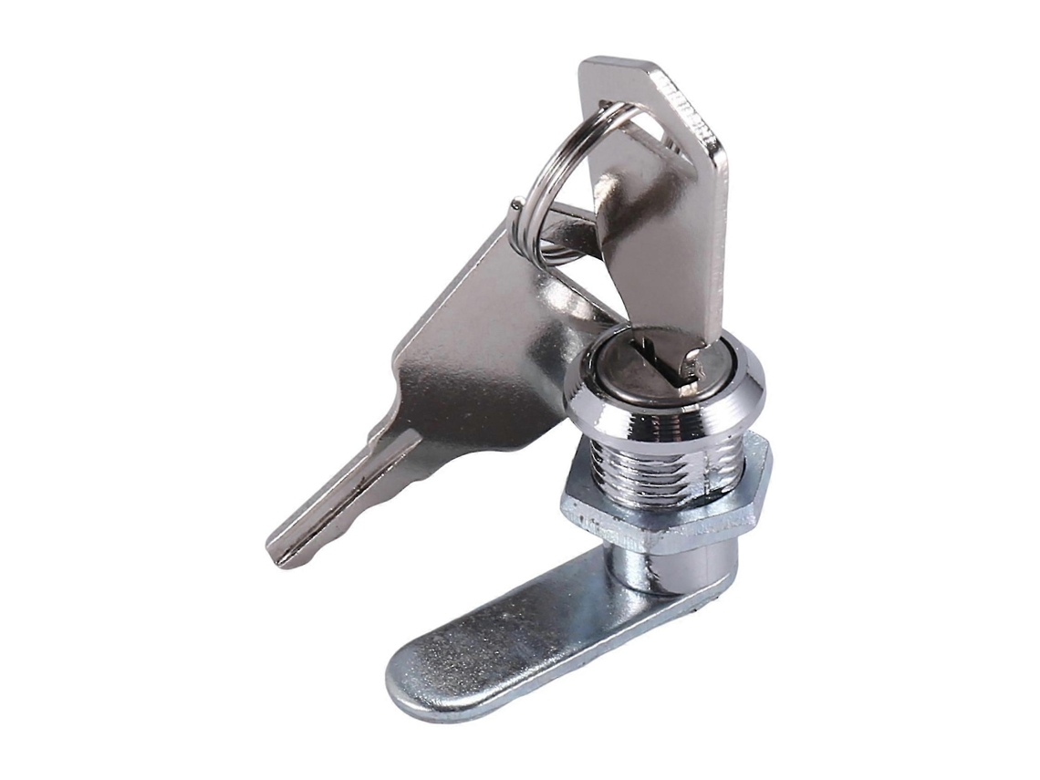 Cadeado De Cam Para Gaveta, 16mm, Com 2 Chaves, Resistente