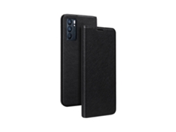 Capa Aba Proteção Completa para Oppo A16/A16S/A54S BIGBEN CONNECTED Plástico com Porta-Cartões Preto