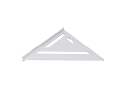 Régua Triangular 7 Polegadas Alumínio Aço Matte Preto Para Projetos De Carpintaria Métrico