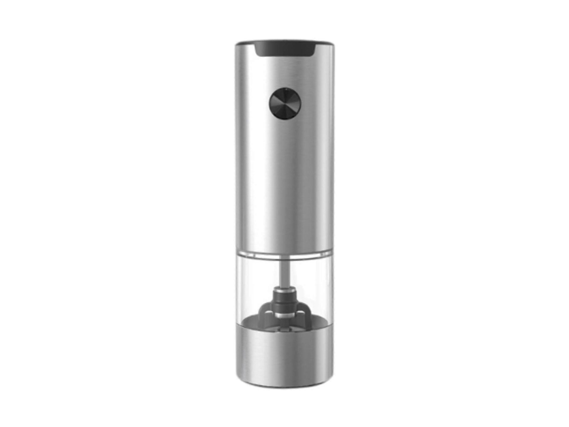 Moedor Elétrico de Sal e Pimenta para Especiarias, Ideal Escritório, Amantes Café Viagens GOKOCO (preto)