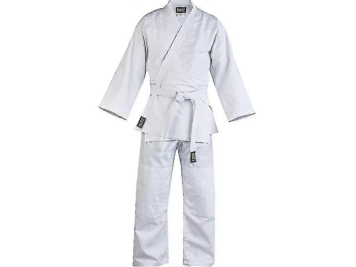 Uniforme De Judô Esportivo Em Algodão Para Estudantes Preto Yvan White Brilvibera