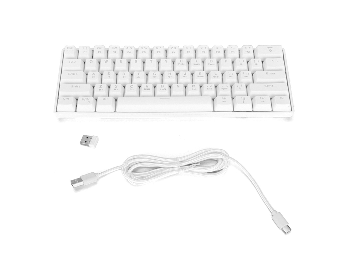 Teclado Mecânico Gaming LAXISCREED Rgb Triplo Modo Sem Fio